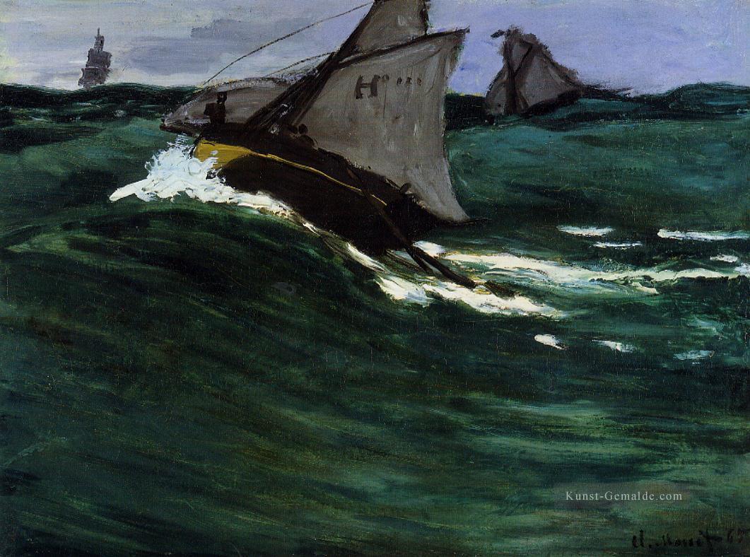 The Green Wave Claude Monet Ölgemälde